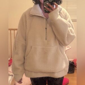 Lululemon Scuba Oversized-Fleece Funnel-Neck Half Zip
